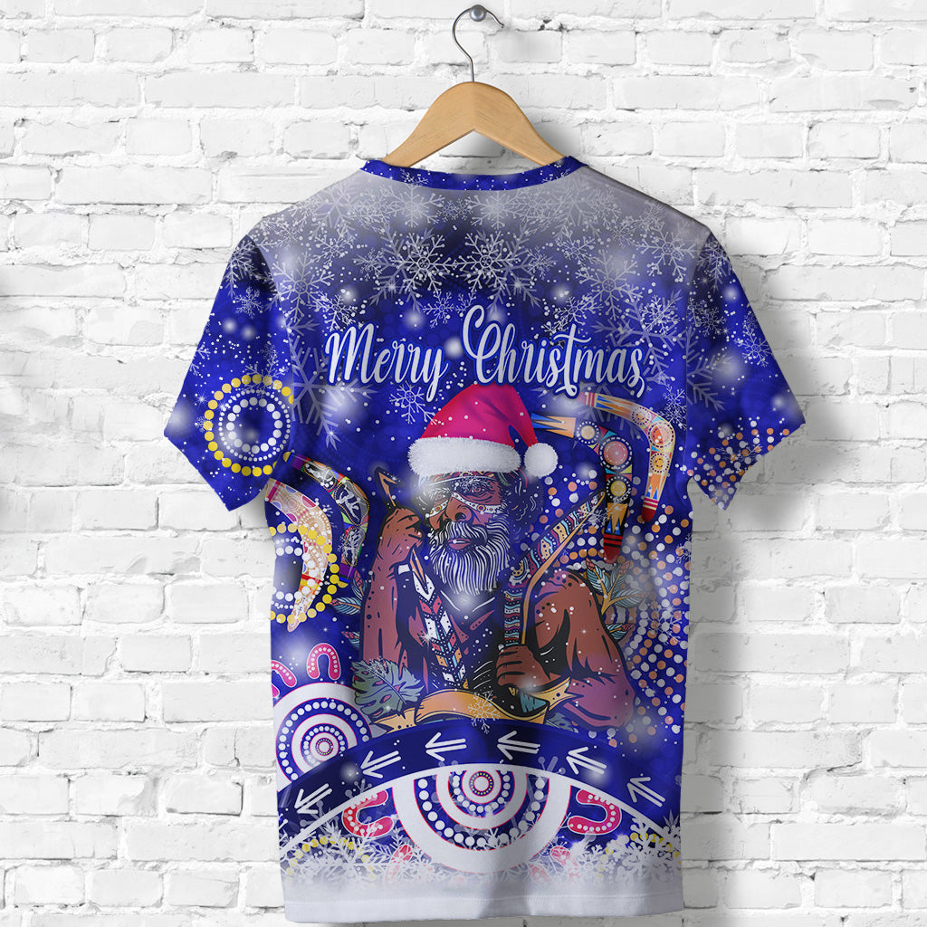 Australian Boomerang Indigenous Vibes Christmas T shirt Original Style - Blue - Vibe Hoodie Shop