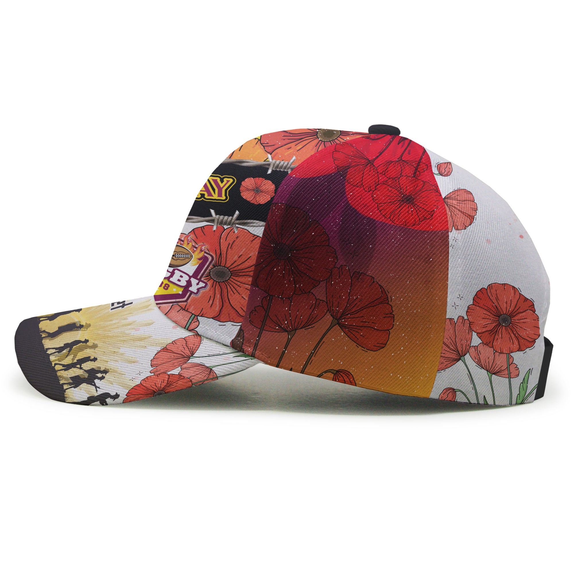 Broncos Rugby Cap - Remembrance Day LEST WE FORGET Cap - Vibe Hoodie Shop