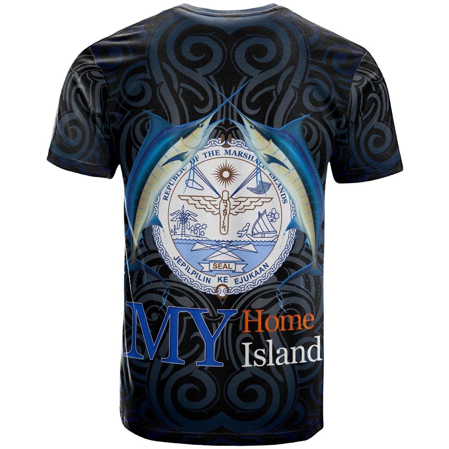 Marshall Islands T shirt - My Home My Islands - Vibe Hoodie Shop