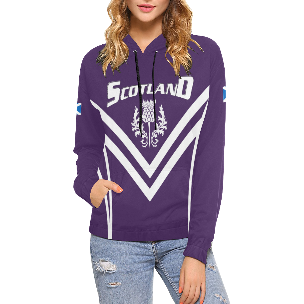 Scotland Hoodie Lion Thistle - Vibe Hoodie Shop