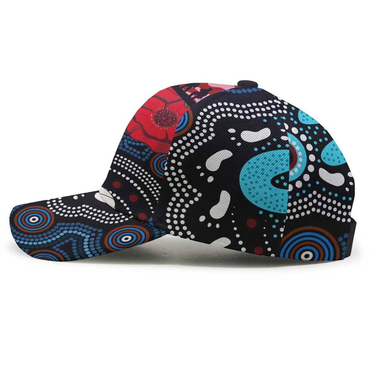 Waratahs Rugby Cap - Indigenous Waratahs ANZAC Day Aboriginal Cap LT10 - Vibe Hoodie Shop