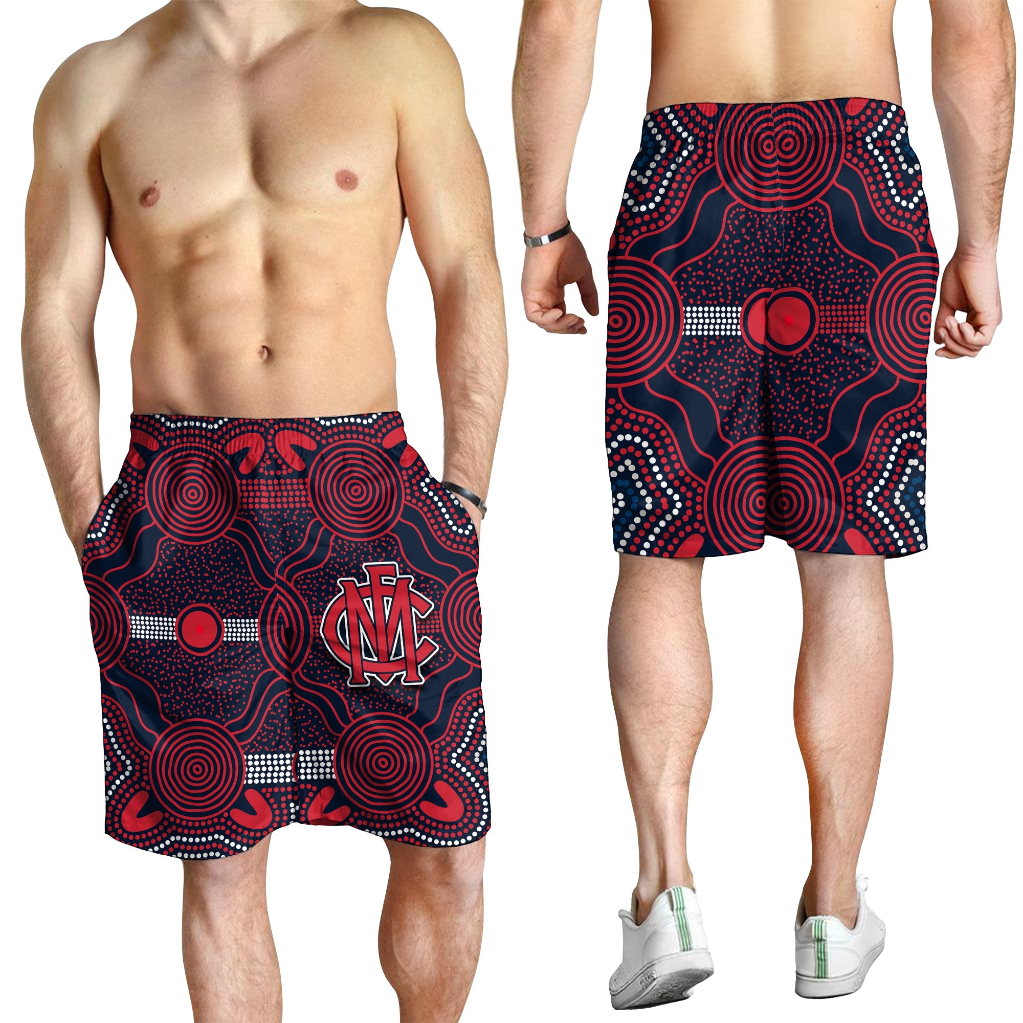 Demons Indigenous Men Shorts Premiers 2021 Champion - Vibe Hoodie Shop