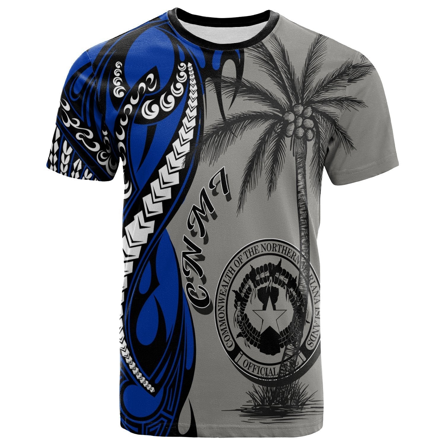 Northern Mariana Islands T shirt - Classical Coconut Tree - Vibe Hoodie Shop