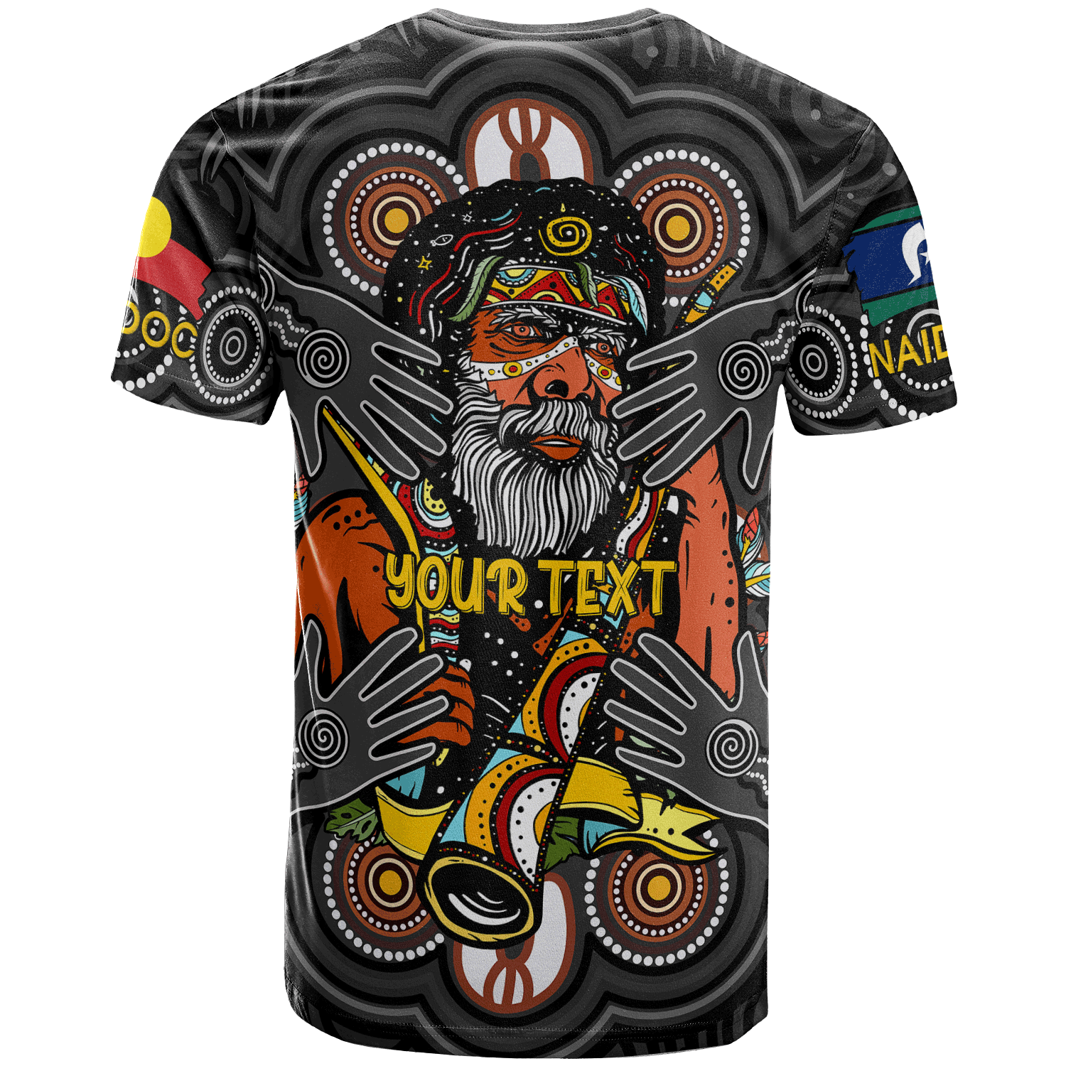 Australia NAIDOC Week 2023 T-shirt - Custom For Our Elders - The Wisdom Keepers Aboriginal Inspired T-shirt - Vibe Hoodie Shop