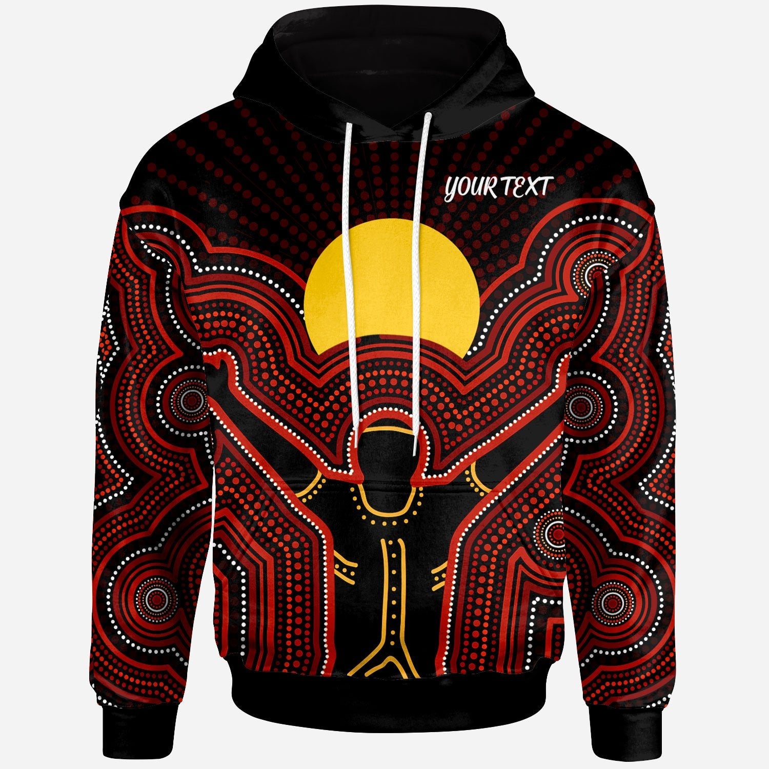 Aboriginal Personalised Hoodie - The Sun Always Shines - Vibe Hoodie Shop