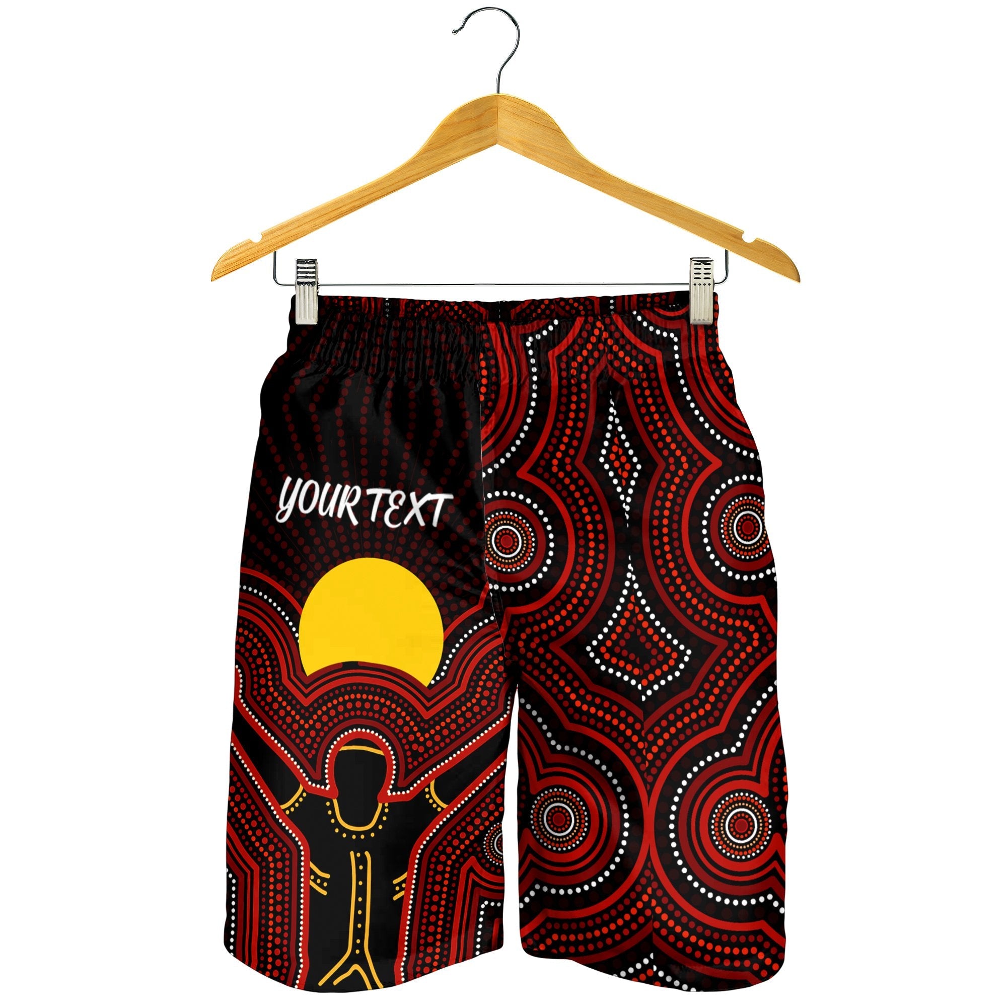 Aboriginal Personalised Men Shorts - The Sun Always Shines - Vibe Hoodie Shop