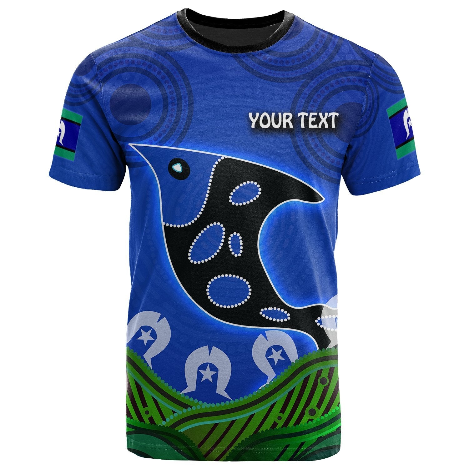 Personalised T shirt - Torres Strait Dot Patterns - Vibe Hoodie Shop