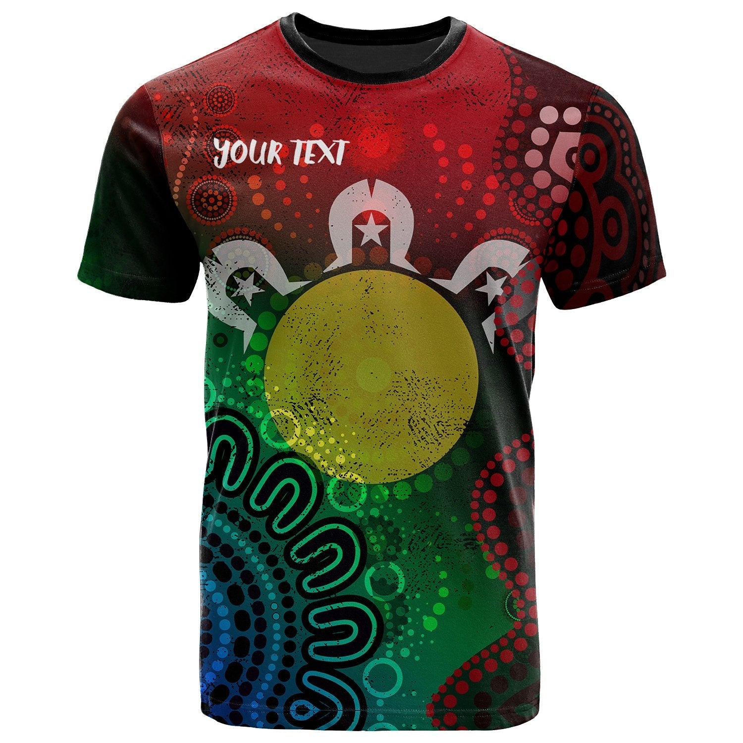 NAIDOC Week Personalised T shirt - Inspiration Of Indigenous Art - Vibe Hoodie Shop