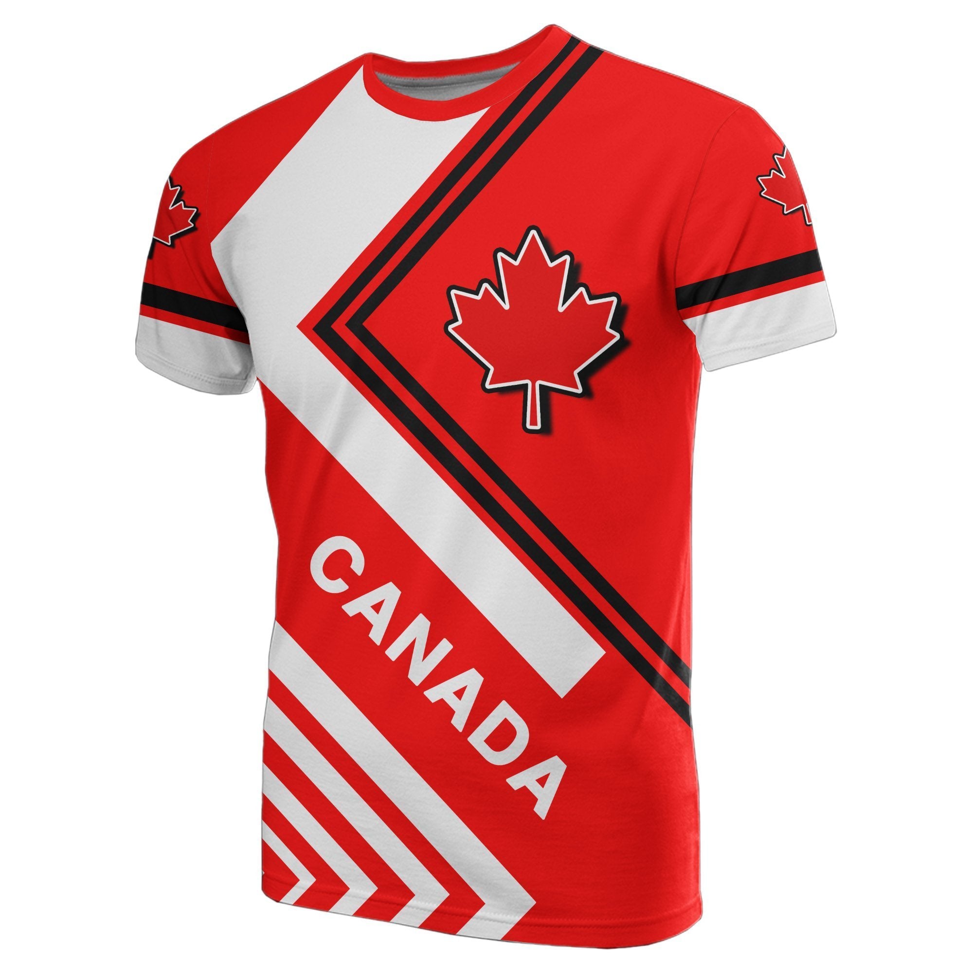 Canada T shirt - Flag America Nations Style - Vibe Hoodie Shop