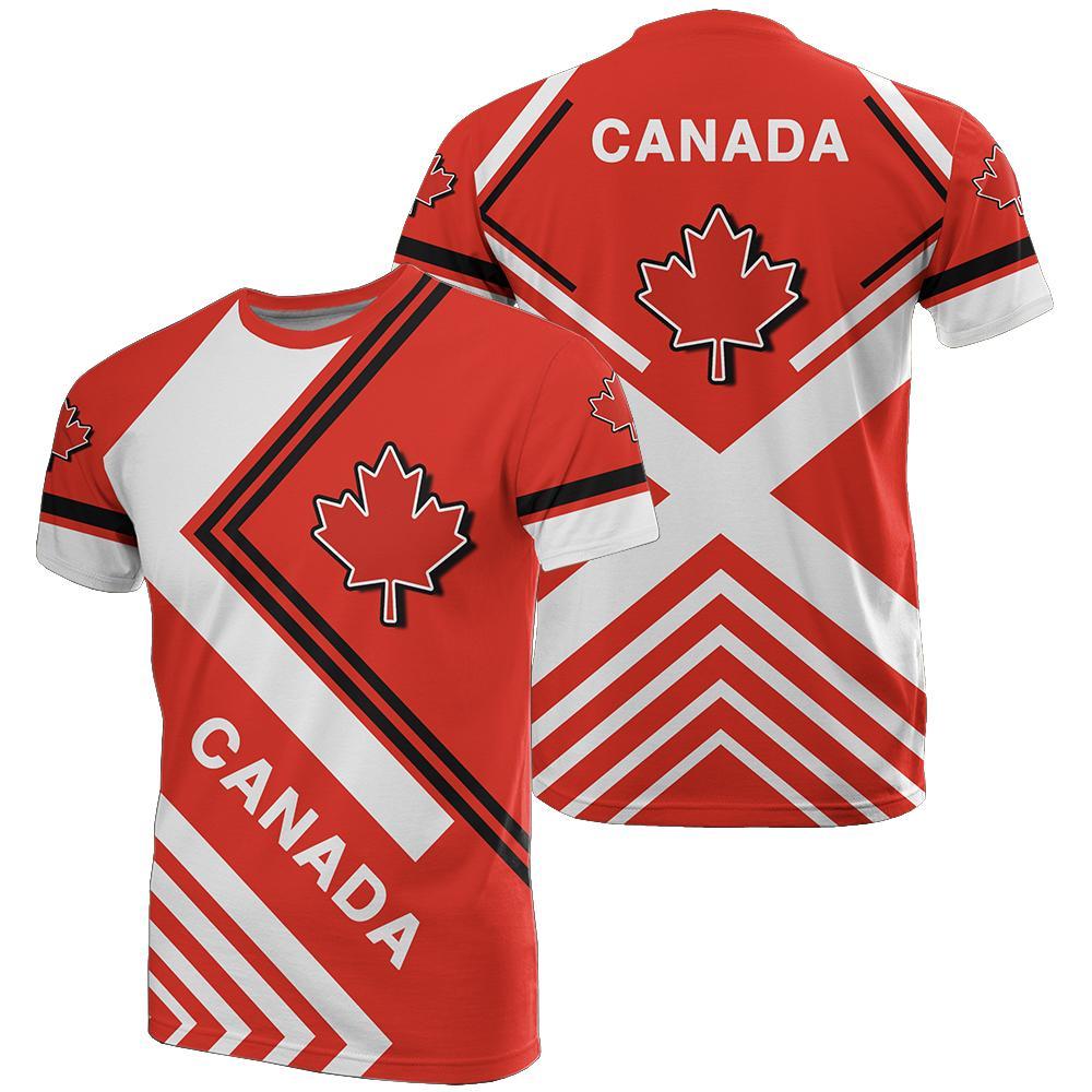 Canada T shirt - Flag America Nations Style - Vibe Hoodie Shop