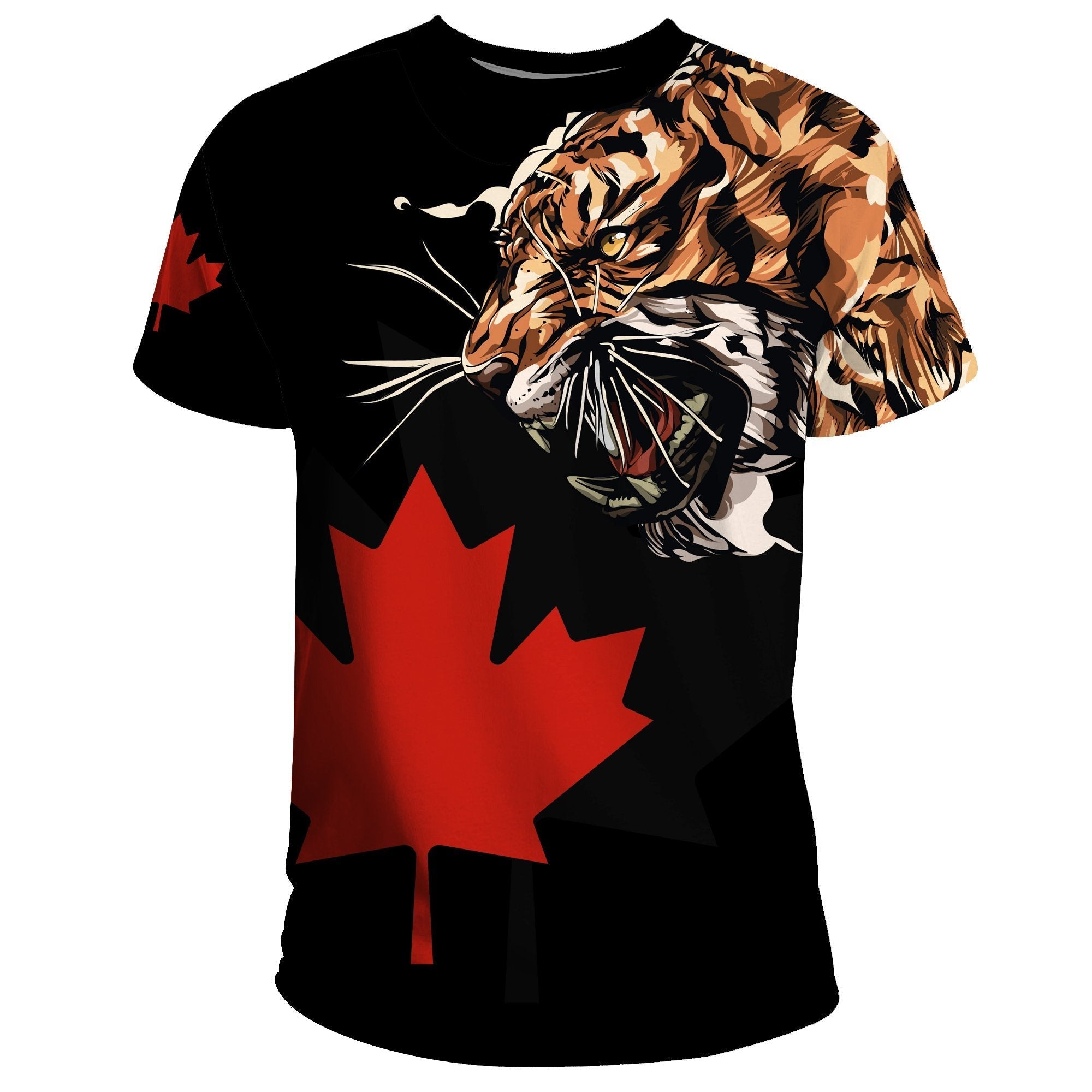 Canada T shirt Tiger - Special Version - Vibe Hoodie Shop