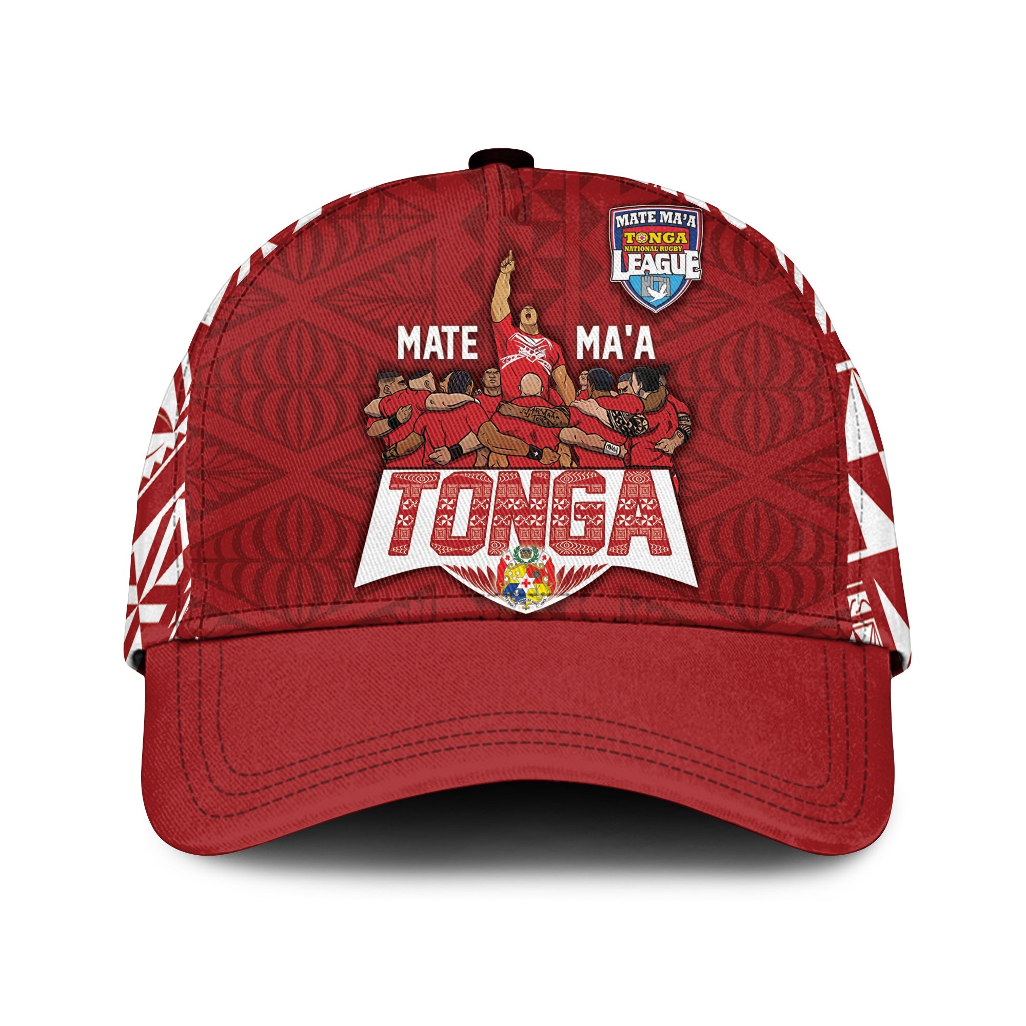 Tonga Rugby Classic Cap Mate Ma'a Tonga Warriors - Vibe Hoodie Shop