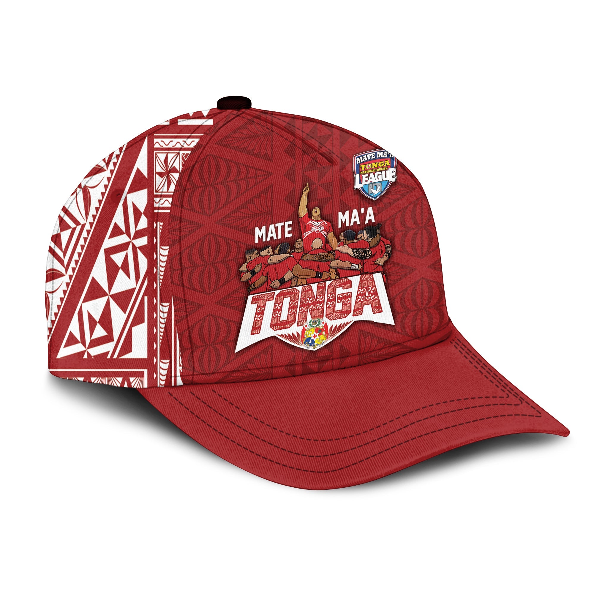 Tonga Rugby Classic Cap Mate Ma'a Tonga Warriors - Vibe Hoodie Shop