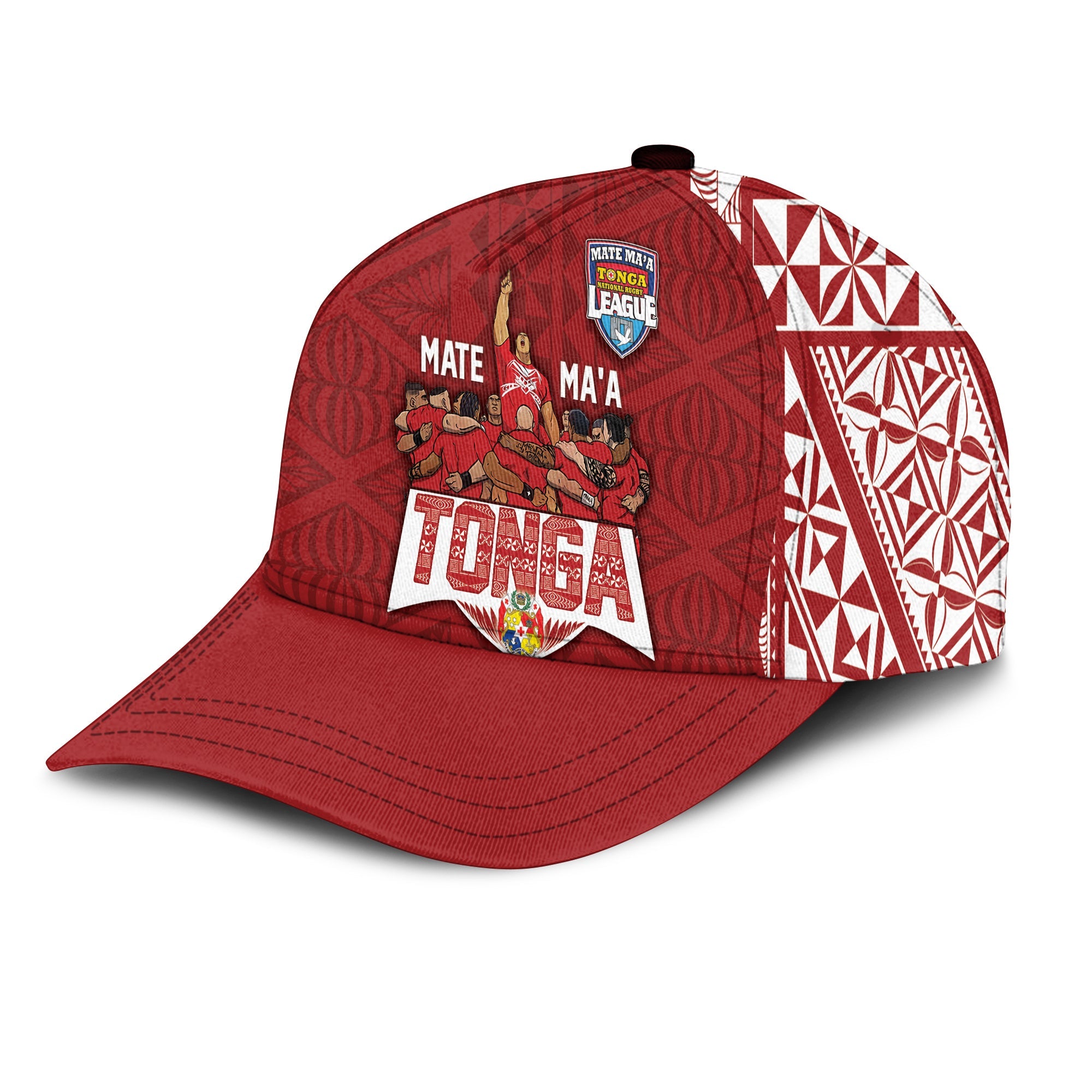 Tonga Rugby Classic Cap Mate Ma'a Tonga Warriors - Vibe Hoodie Shop