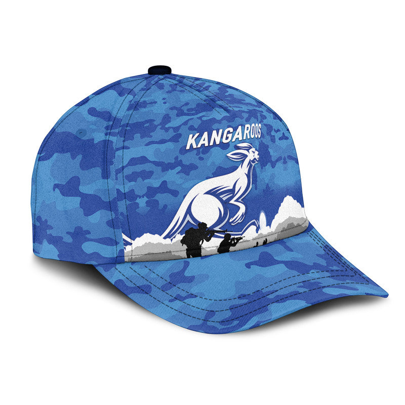 (Custom Personalised) North Melbourne Kangaroos ANZAC AFL Classic Cap Simple Style - Vibe Hoodie Shop