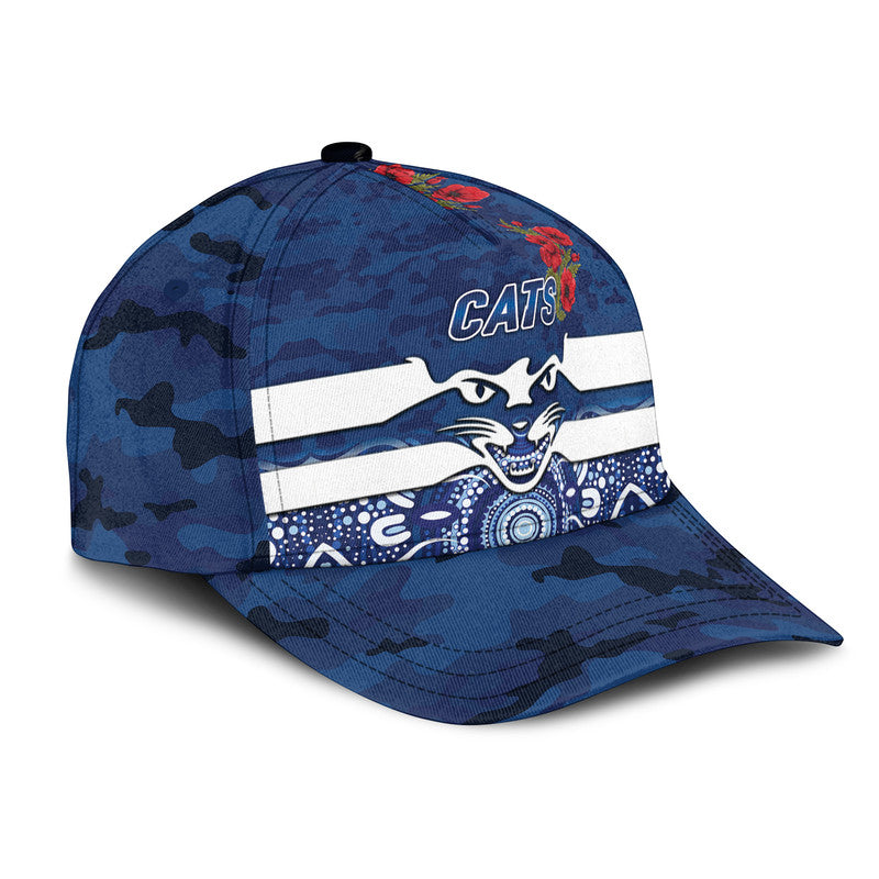 Geelong Cats ANZAC AFL Classic Cap Indigenous Vibes - Vibe Hoodie Shop