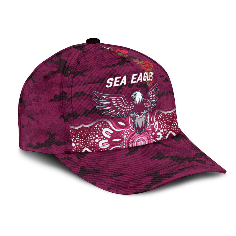 Manly Warringah Sea Eagles ANZAC 2022 NRL Classic Cap Indigenous Vibes - Vibe Hoodie Shop