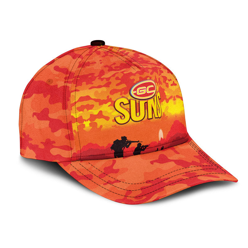 Gold Coast Suns ANZAC AFL Classic Cap Simple Style - Vibe Hoodie Shop