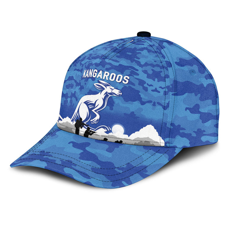 North Melbourne Kangaroos ANZAC AFL Classic Cap Simple Style - Vibe Hoodie Shop