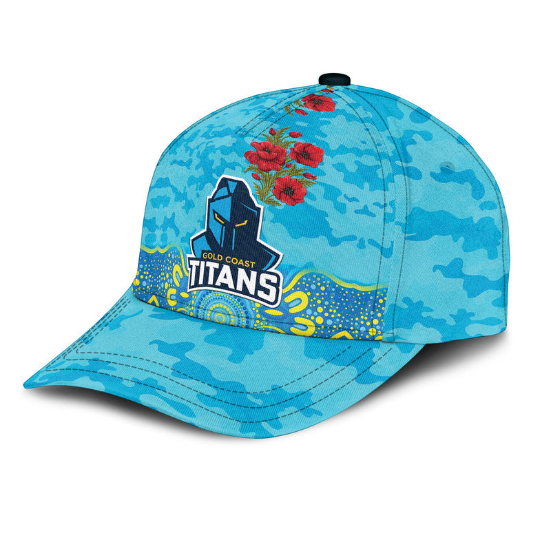 Gold Coast Titans ANZAC 2022 NRL Classic Cap Indigenous Vibes - Vibe Hoodie Shop