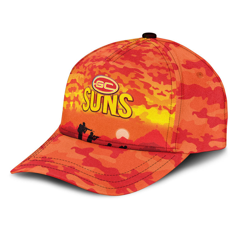 Gold Coast Suns ANZAC AFL Classic Cap Simple Style - Vibe Hoodie Shop