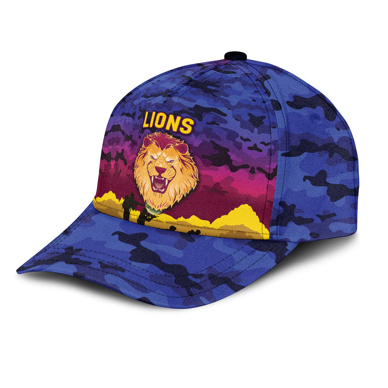 Brisbane Lions ANZAC AFL Classic Cap Simple Style - Vibe Hoodie Shop