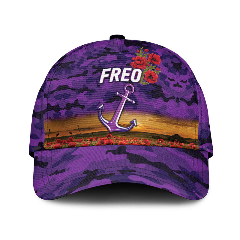 Fremantle Dockers ANZAC AFL Classic Cap Freo Poppy Vibes - Vibe Hoodie Shop