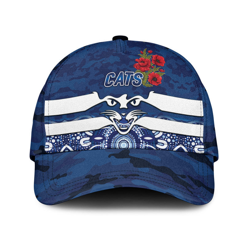 Geelong Cats ANZAC AFL Classic Cap Indigenous Vibes - Vibe Hoodie Shop