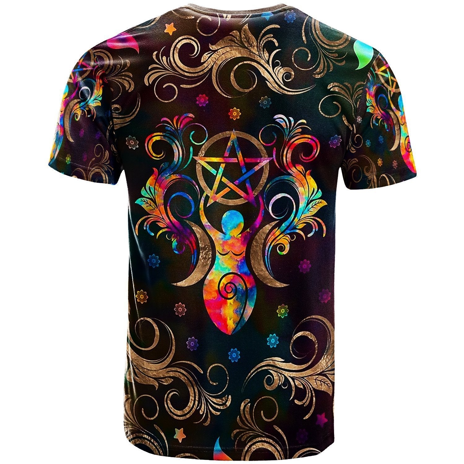 Celtic T shirt - Triple Moon Goddess - Vibe Hoodie Shop