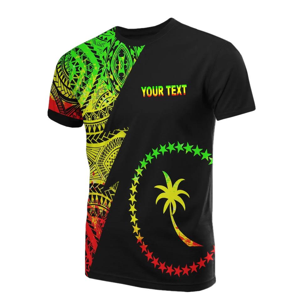 Vibe Hoodie Chuuk Custom Personalised T shirt - Chuuk Flag Micronesian Pattern Reggae - Vibe Hoodie Shop