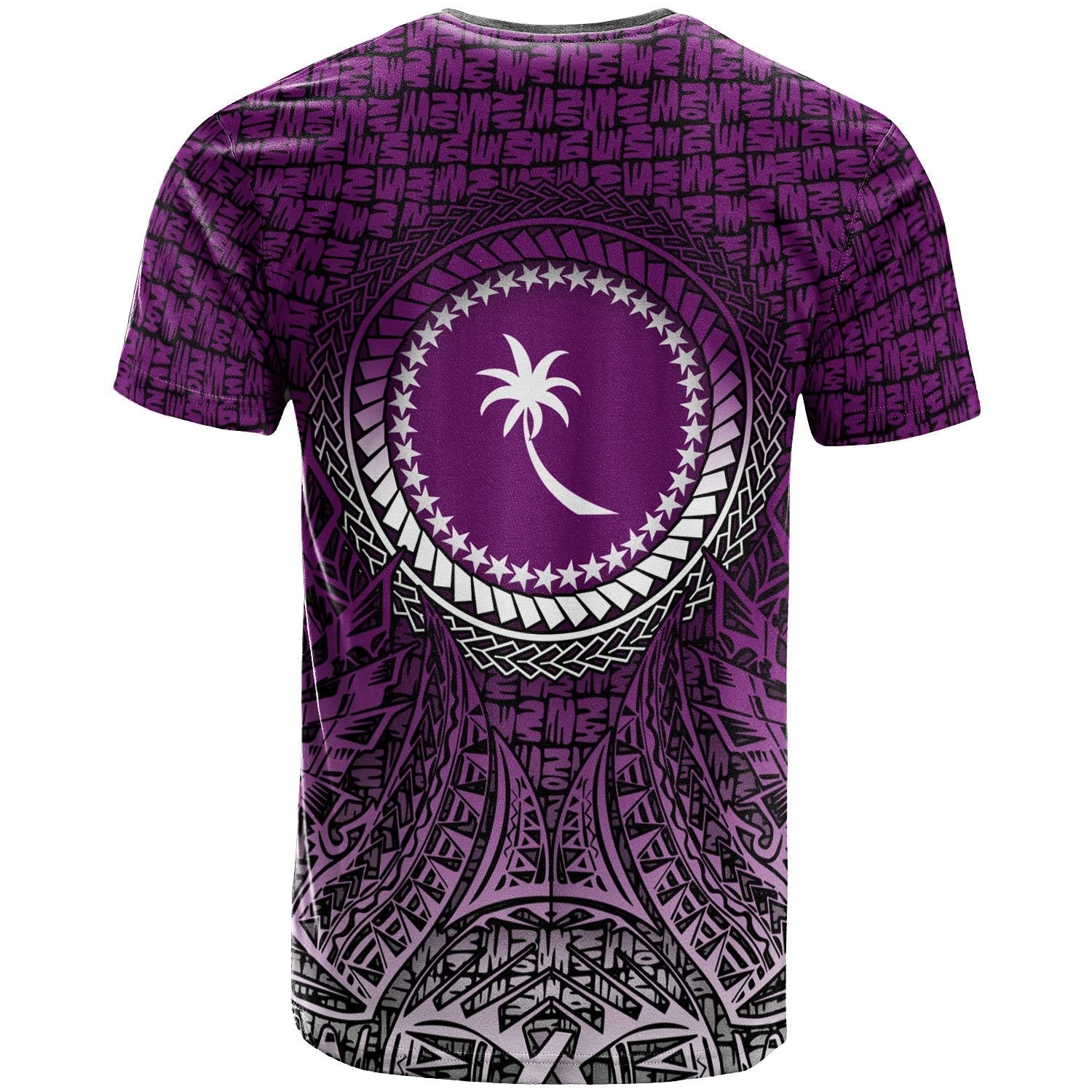 Vibe Hoodie Chuuk Micronesian T shirt - Circle Pattern Purple - Vibe Hoodie Shop