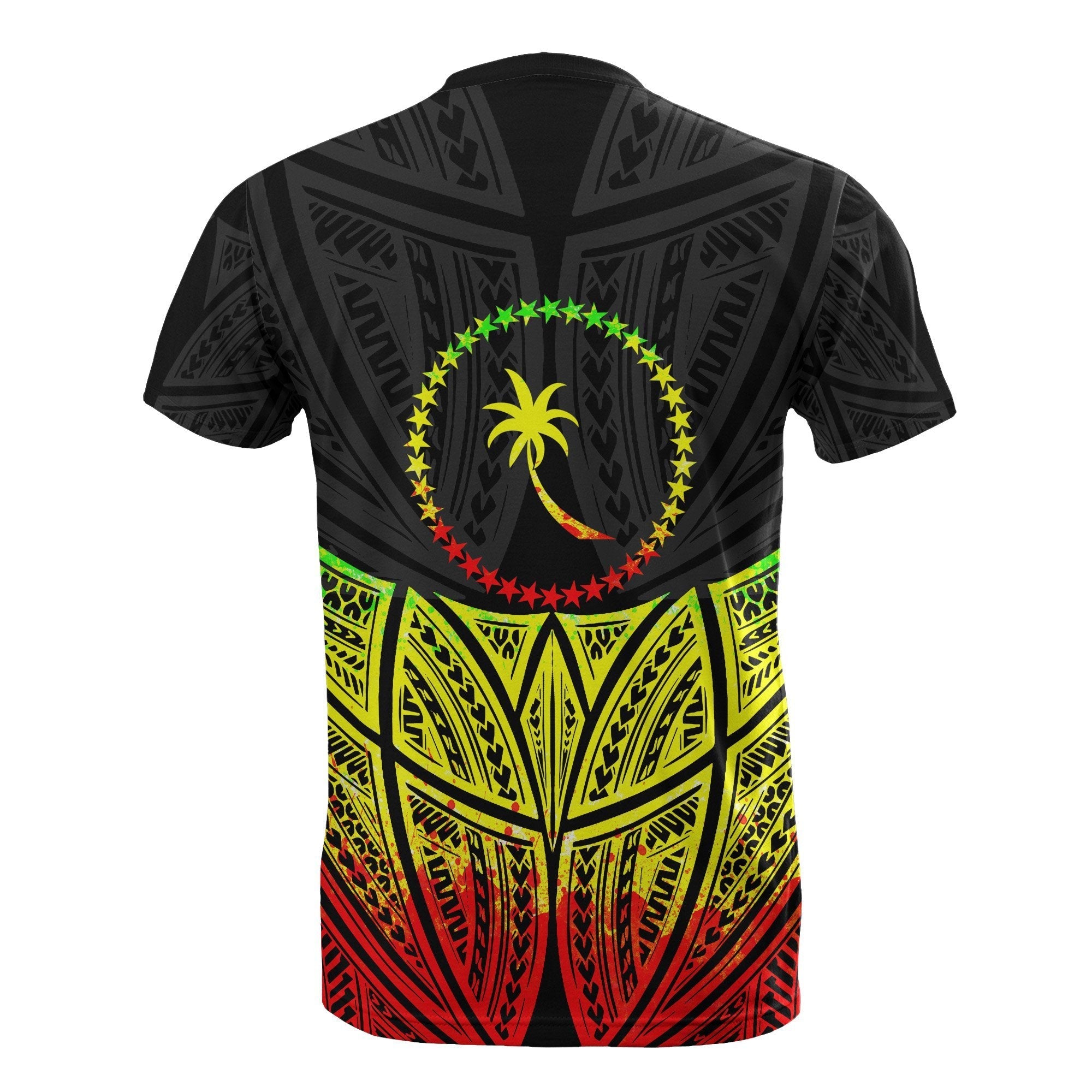 Vibe Hoodie Chuuk Polynesian Custom Personalised T shirt Reggae Pride Map And Seal - Vibe Hoodie Shop