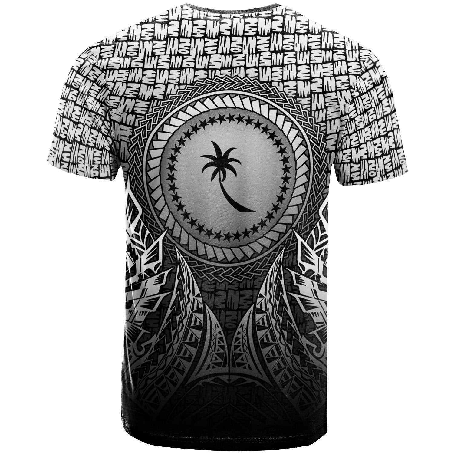Vibe Hoodie Chuuk Micronesian T shirt - Circle Pattern Black - Vibe Hoodie Shop
