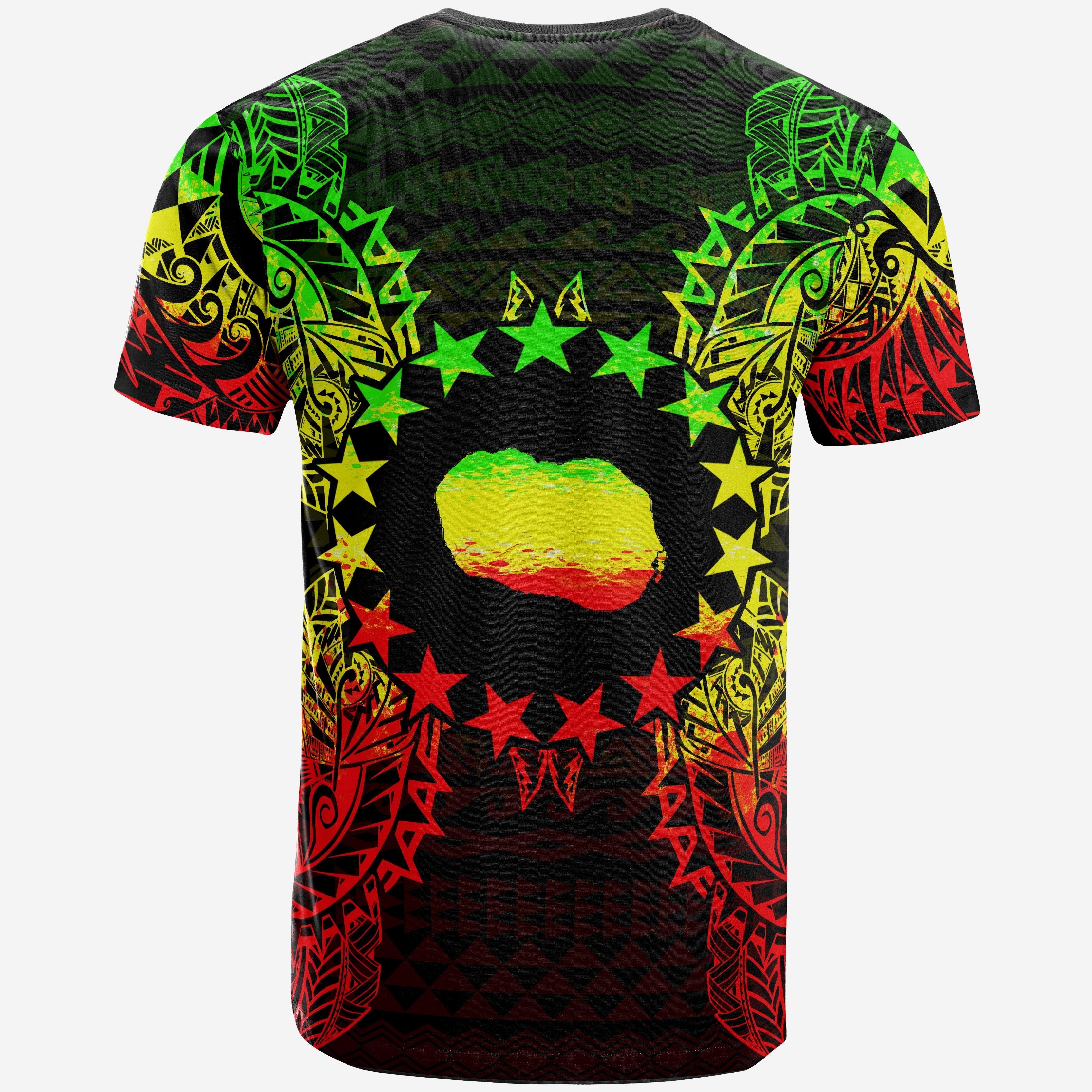 Vibe Hoodie Cook Islands Polynesian All T shirt - Cook Islands Flag Map Polynesian Tattoo Reggae - Vibe Hoodie Shop