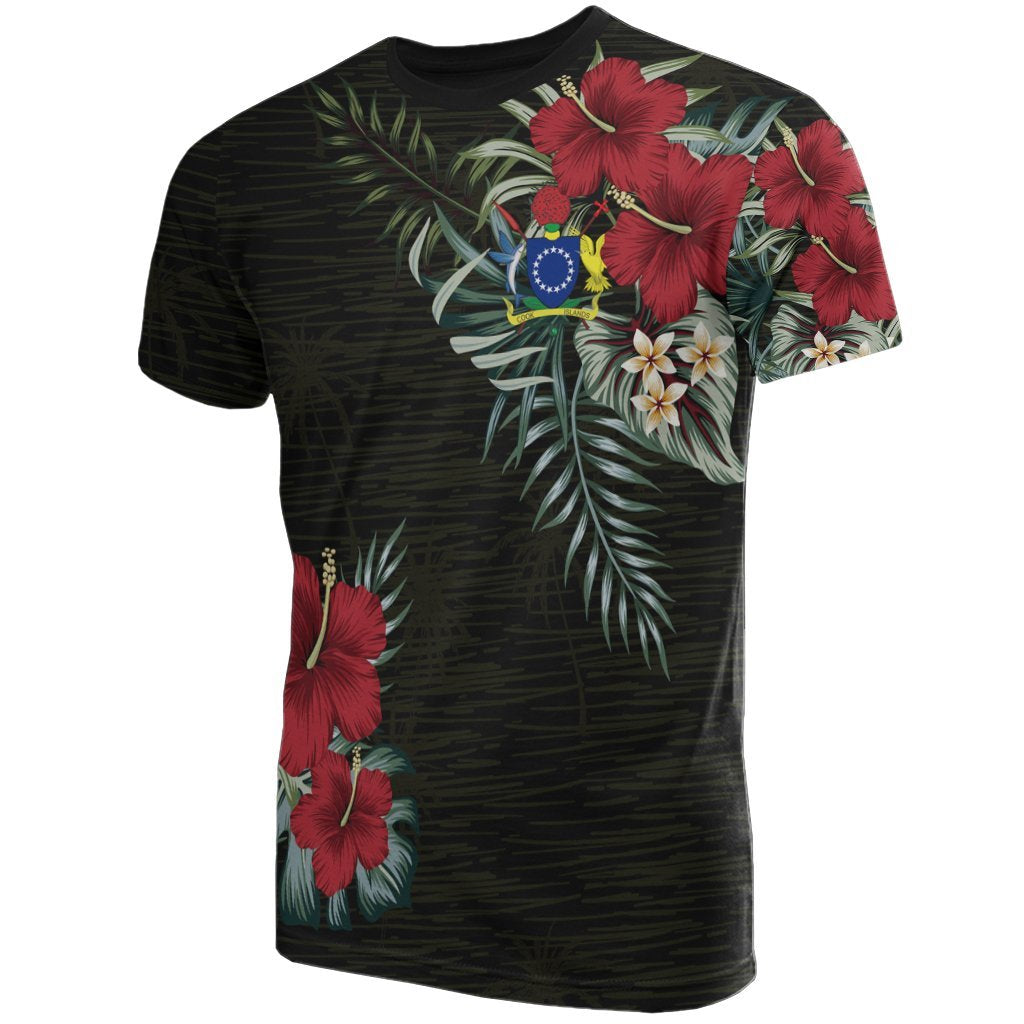 Cook Islands Hibiscus T shirt - Vibe Hoodie Shop