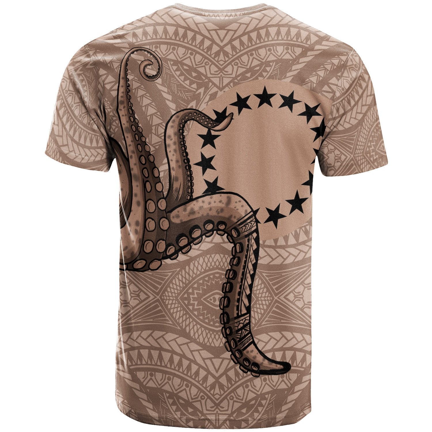 Vibe Hoodie Cook Islands T shirt - Octopus Tentacle - Vibe Hoodie Shop