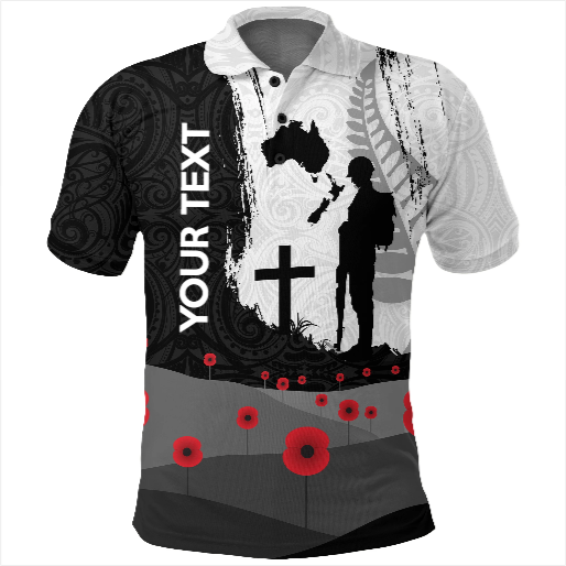 (Custom) ANZAC Day Polo Shirt, New Zealand Australia Lest We Forget Golf Shirt - Vibe Hoodie Shop