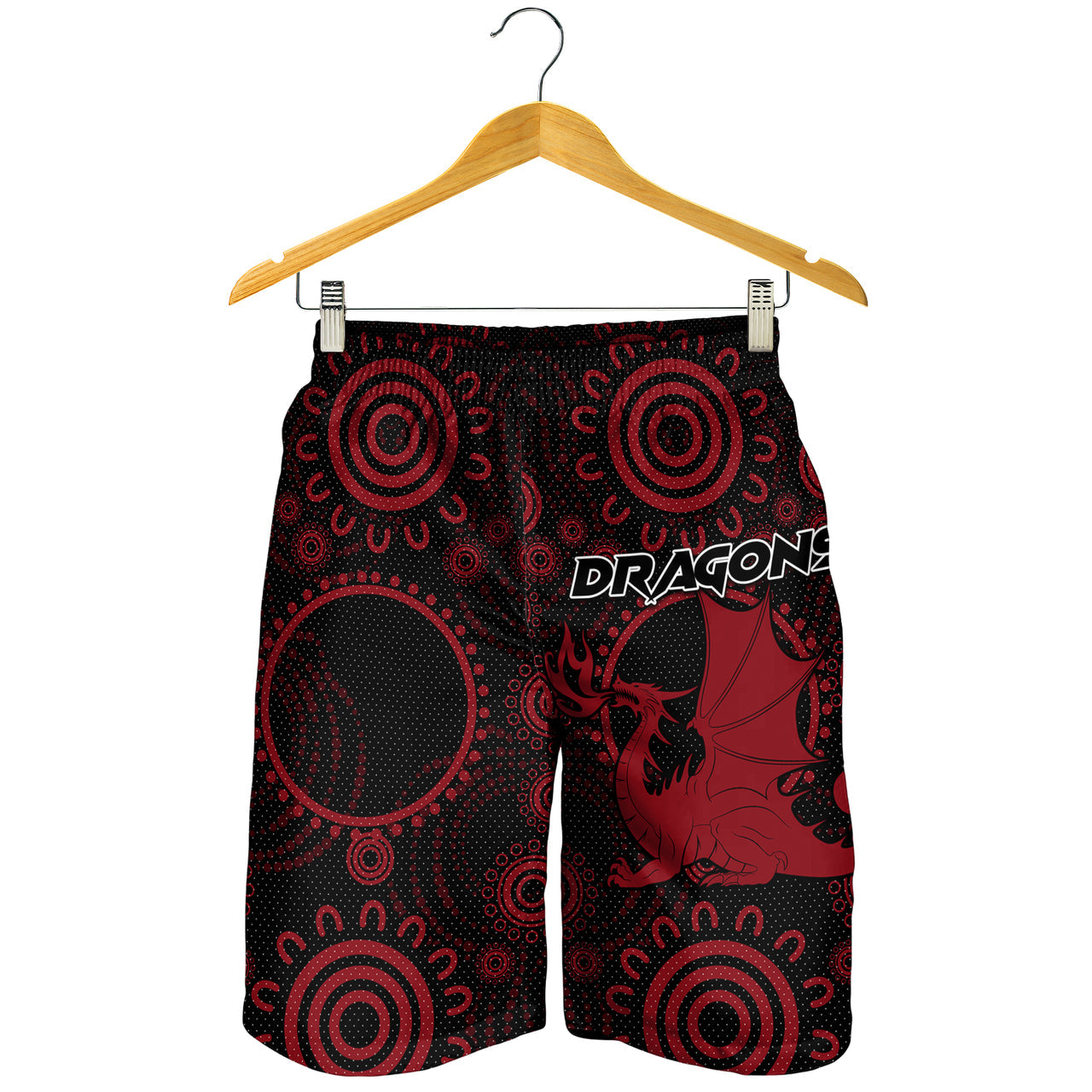 St. George Rugby Men Shorts - Custom Indigenous Dragons Men Shorts RLT13 - Vibe Hoodie Shop