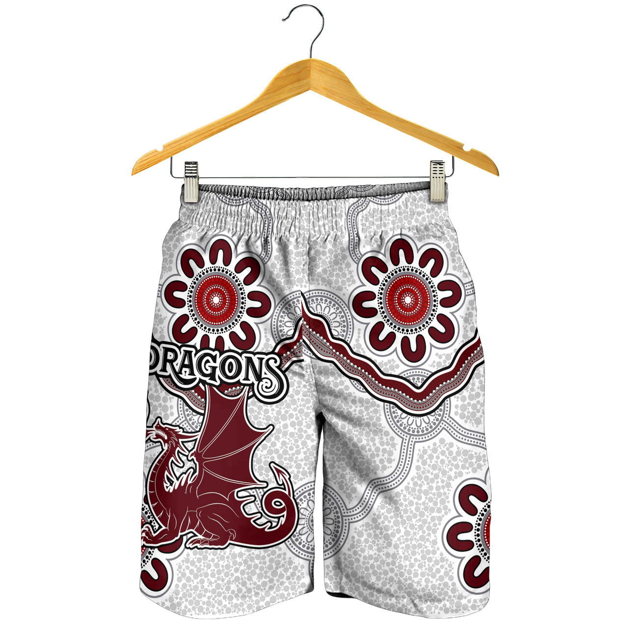 St.George Rugby Men Shorts - Custom Aboriginal St. George Men Shorts RLT13 - Vibe Hoodie Shop