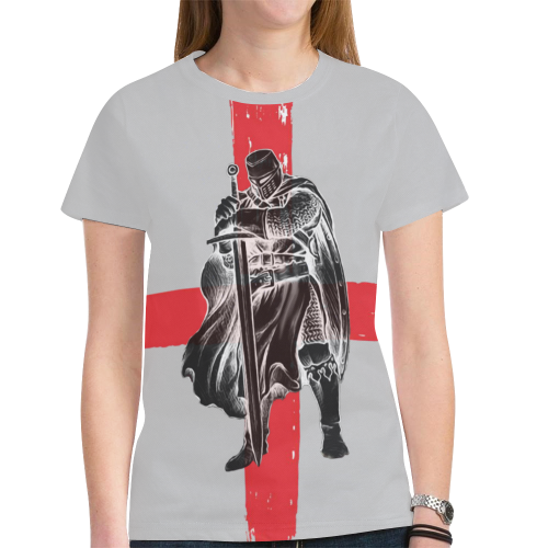 England Flag Knight T shirt - Vibe Hoodie Shop