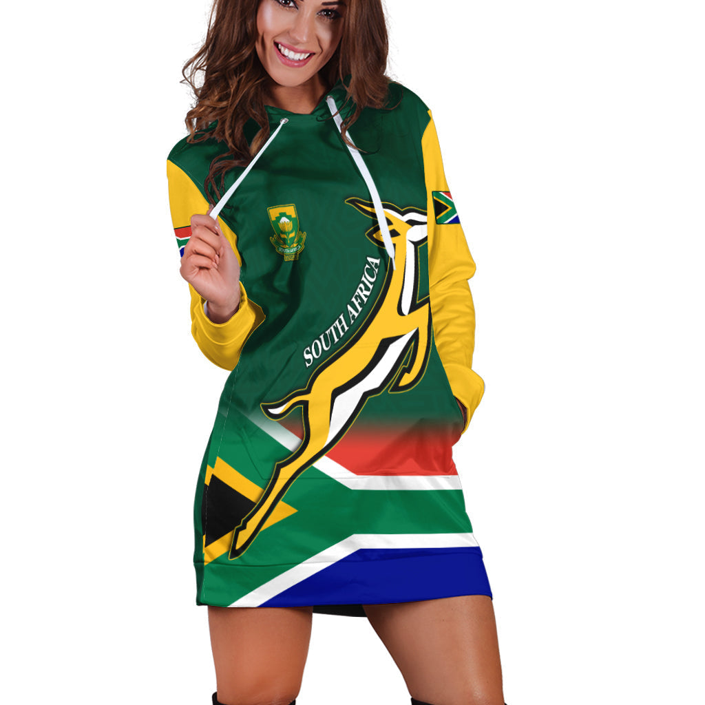 (Custom Personalised) South Africa Rugby Hoodie Dress Springboks Champion Bokke African Pattern Go Bokke - Vibe Hoodie Shop