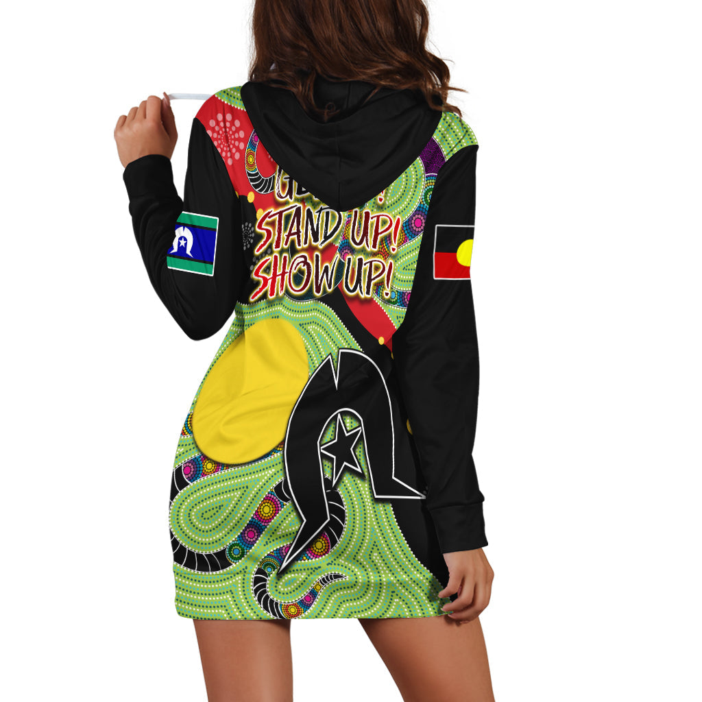 Aboriginal NAIDOC Week Hoodie Dress Stronger Together Unique Style - Vibe Hoodie Shop