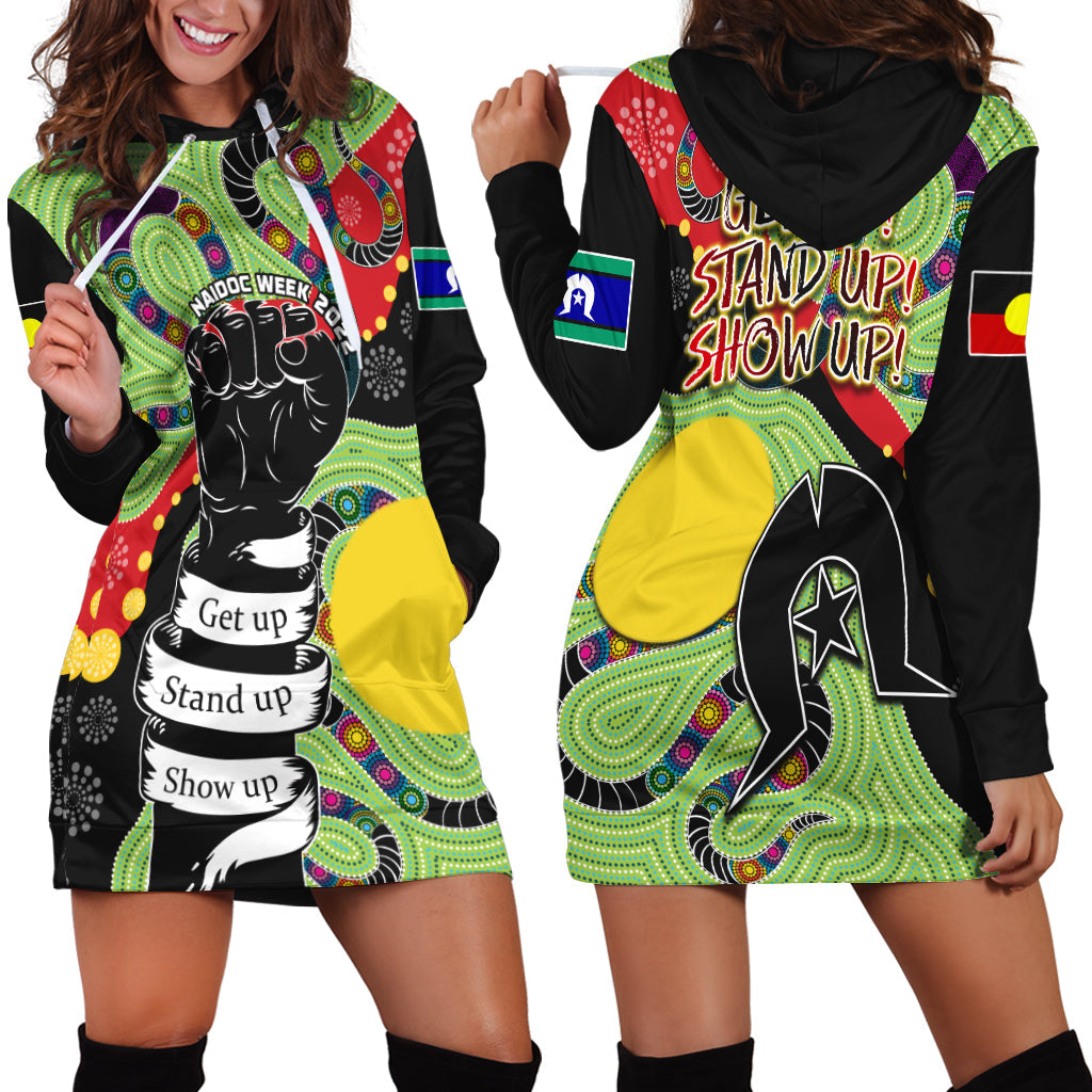 Aboriginal NAIDOC Week Hoodie Dress Stronger Together Unique Style - Vibe Hoodie Shop