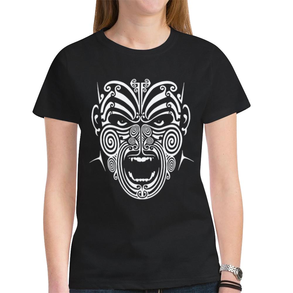 New Zealand Shirt, The Maori Moko Warface T shirt - Vibe Hoodie Shop