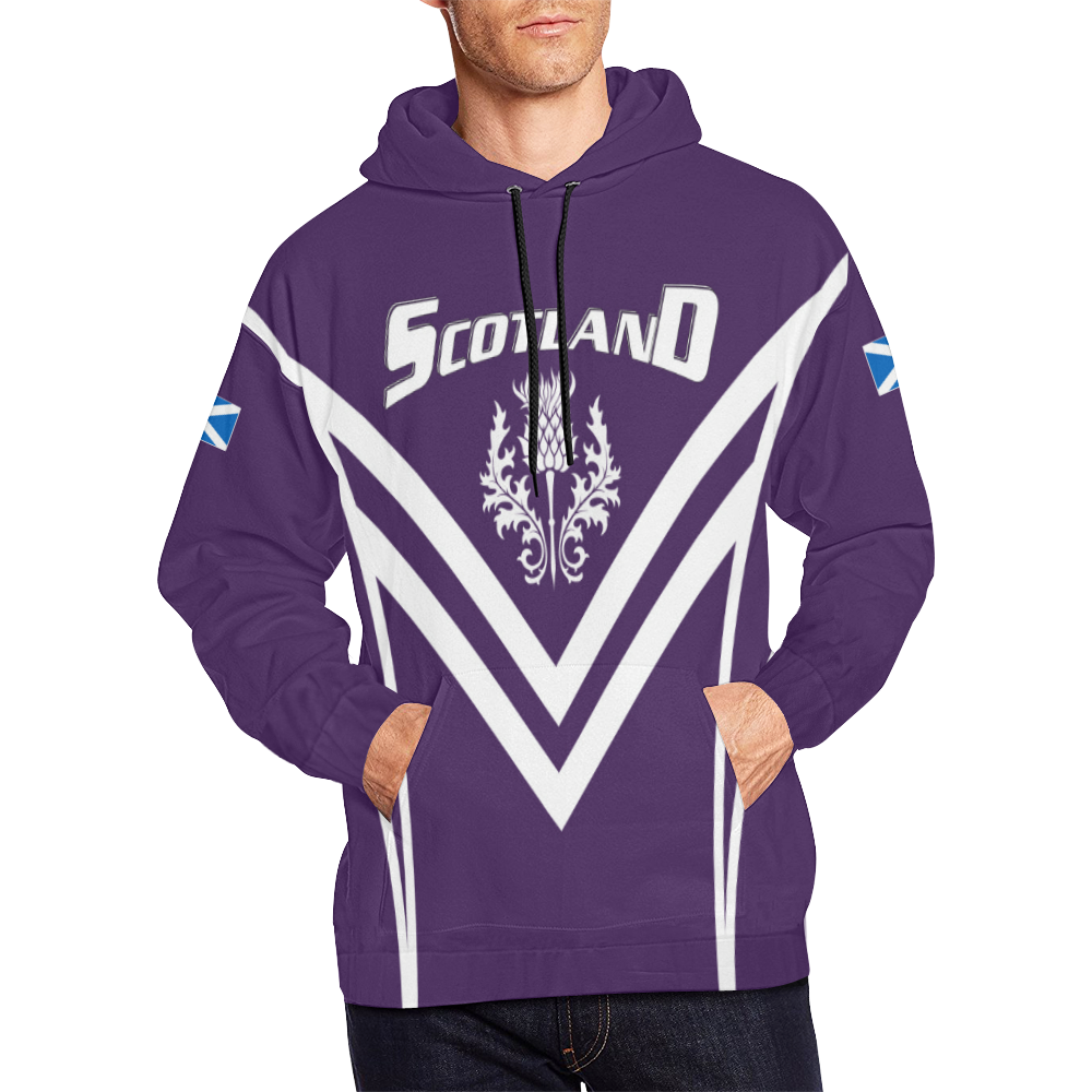 Scotland Hoodie Lion Thistle - Vibe Hoodie Shop