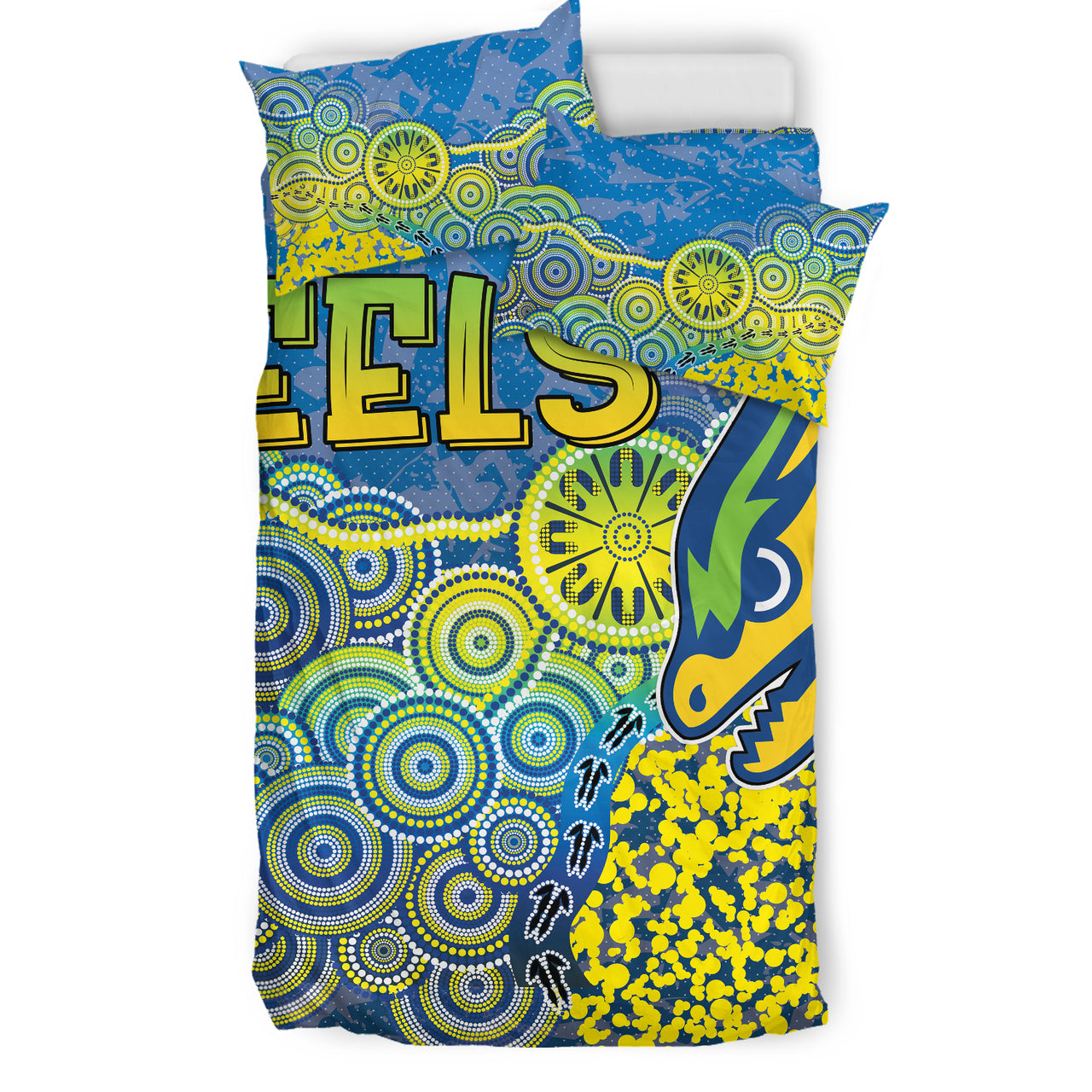 Eels Rugby Bedding Set - Custom Super Eels Bedding Set RLT13 - Vibe Hoodie Shop