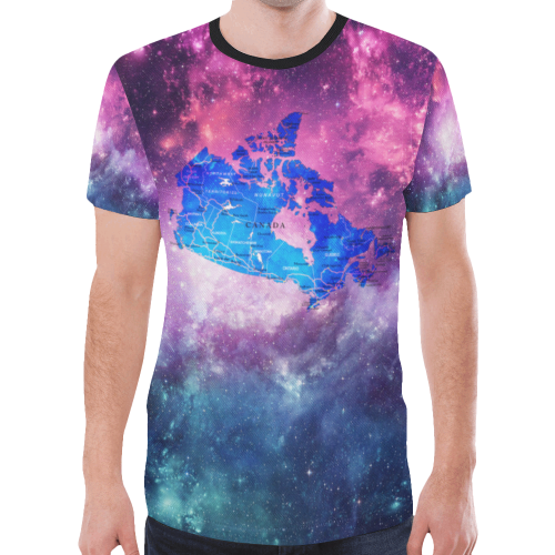 Canada Galaxy Map T shirt - Vibe Hoodie Shop