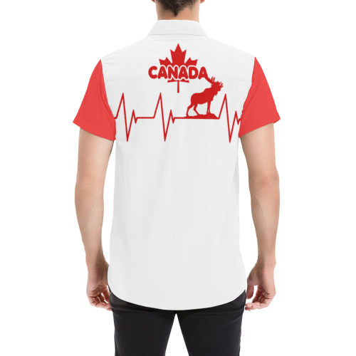 Canada Shirt - National Day Short Sleeve - Vibe Hoodie Shop