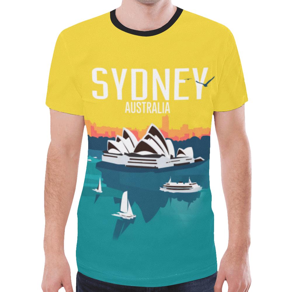 Australia T shirt - Sydney Opera T shirt Landscape Art - Vibe Hoodie Shop