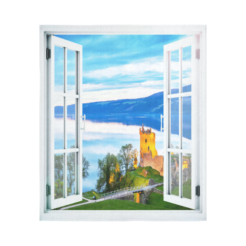 Scotland Tapestry - Urquhart Castle - Vibe Hoodie Shop